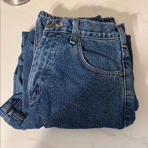 Carhartt Blue Plaid Lined Jeans